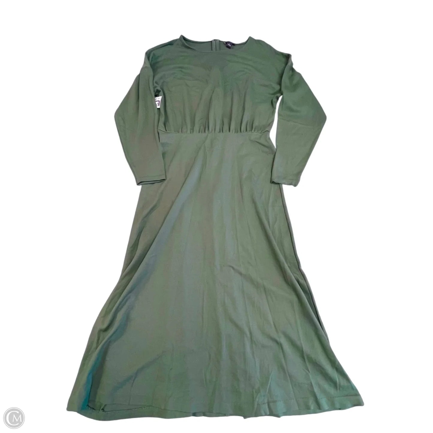 Dress Casual Midi By Ann Taylor In Green, Size: 4
