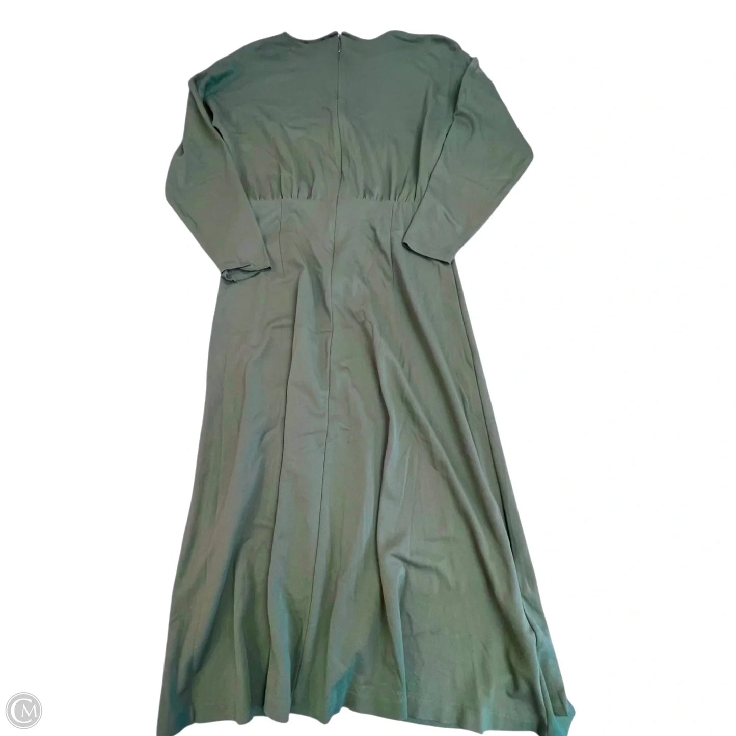 Dress Casual Midi By Ann Taylor In Green, Size: 4