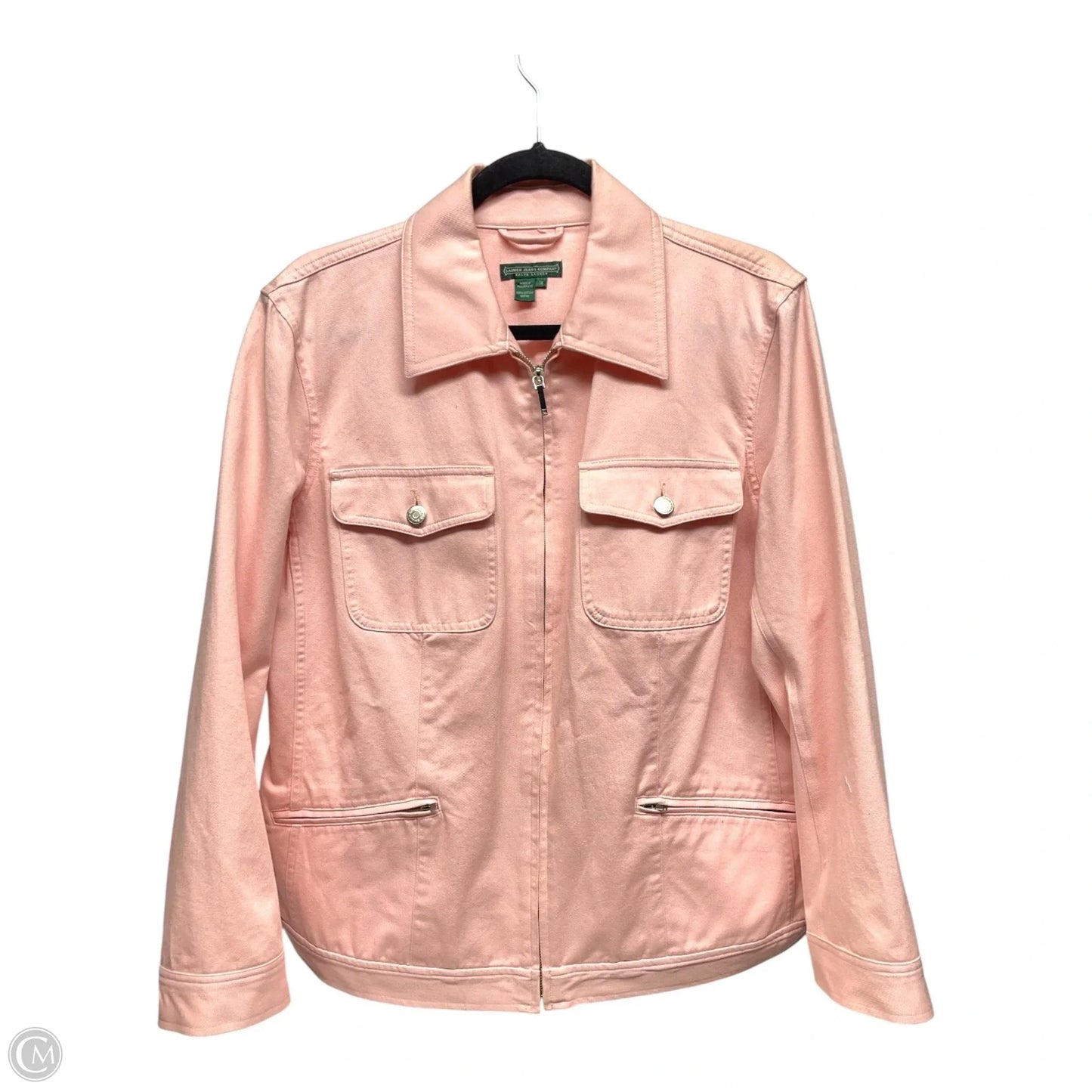 Jacket Denim By Ralph Lauren In Pink, Size: 1x