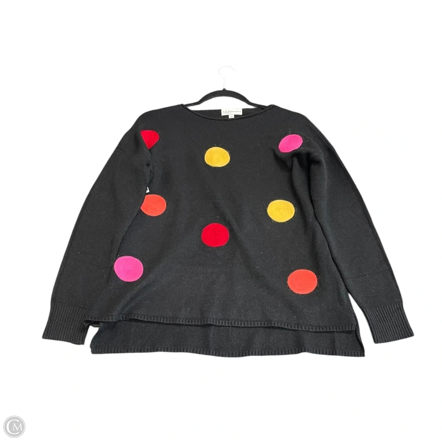 Sweater By Neiman Marcus In Polkadot Pattern, Size: Xs