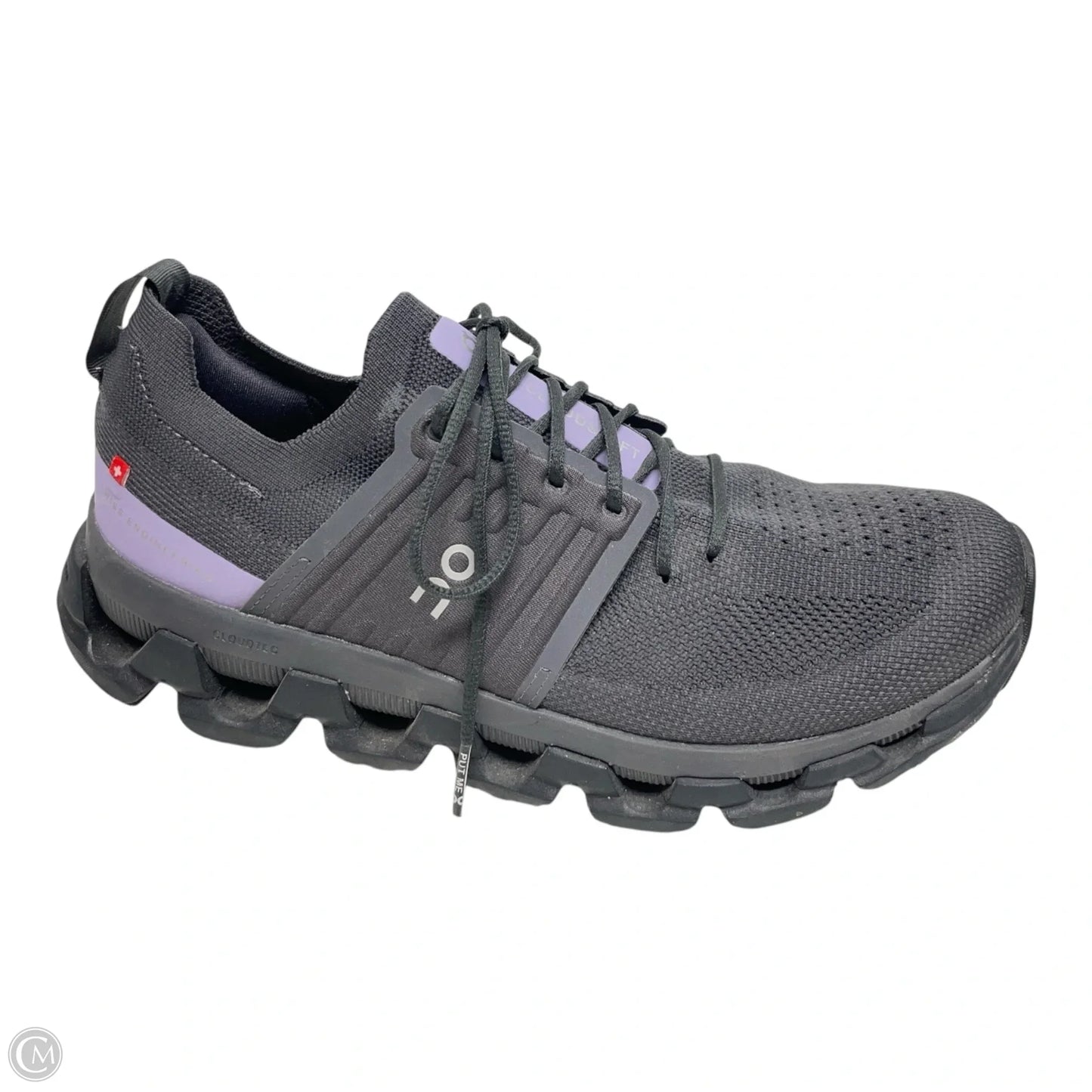 Shoes Athletic By On Cloud In Grey & Purple, Size: 8