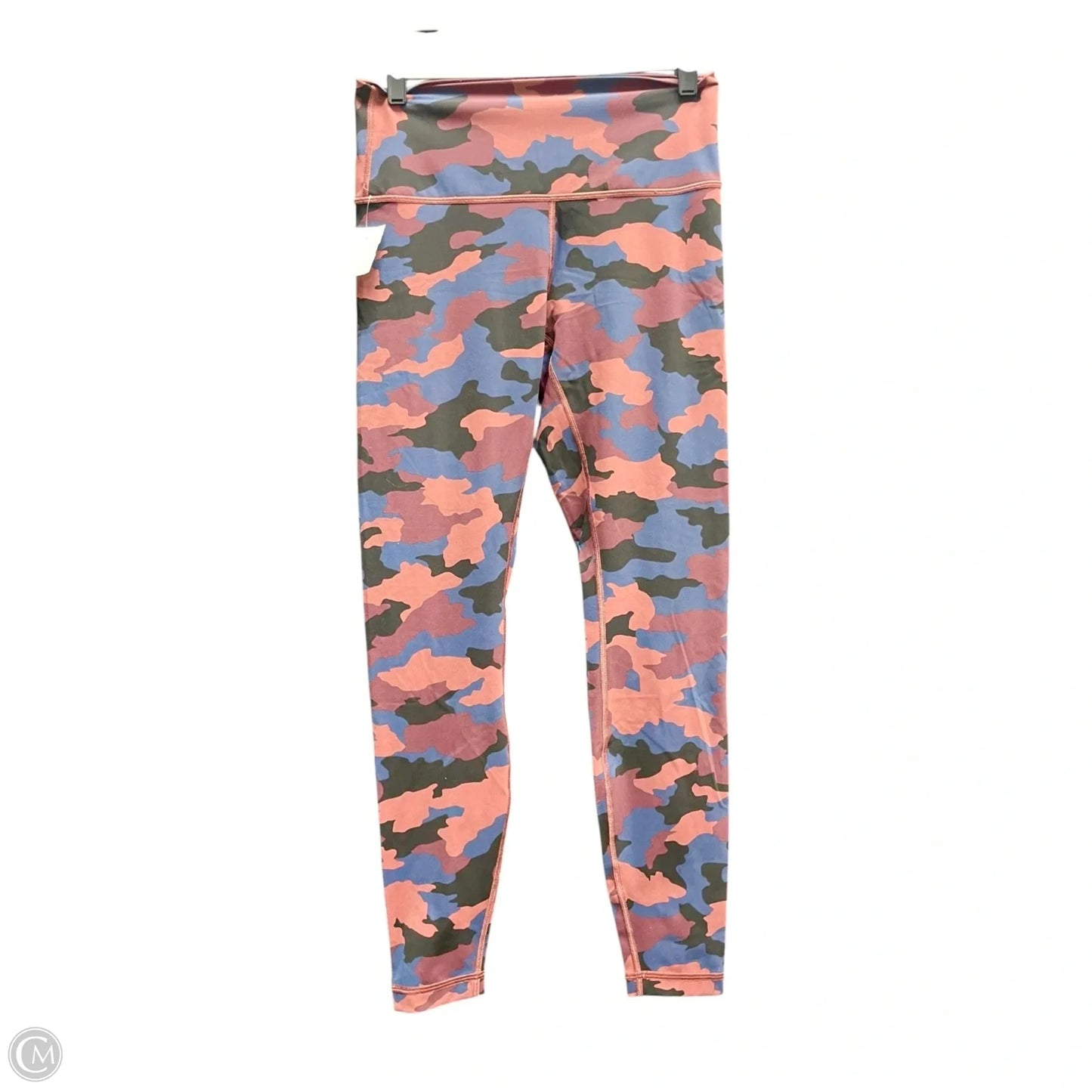 Athletic Leggings By Lululemon In Camouflage Print, Size: L