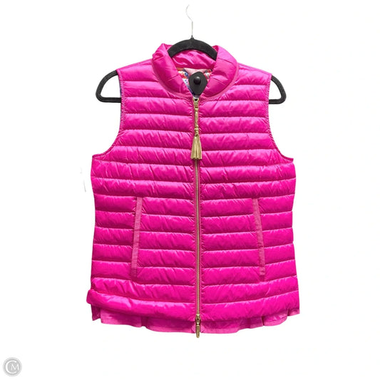 Vest Puffer & Quilted By Lilly Pulitzer In Pink, Size: S