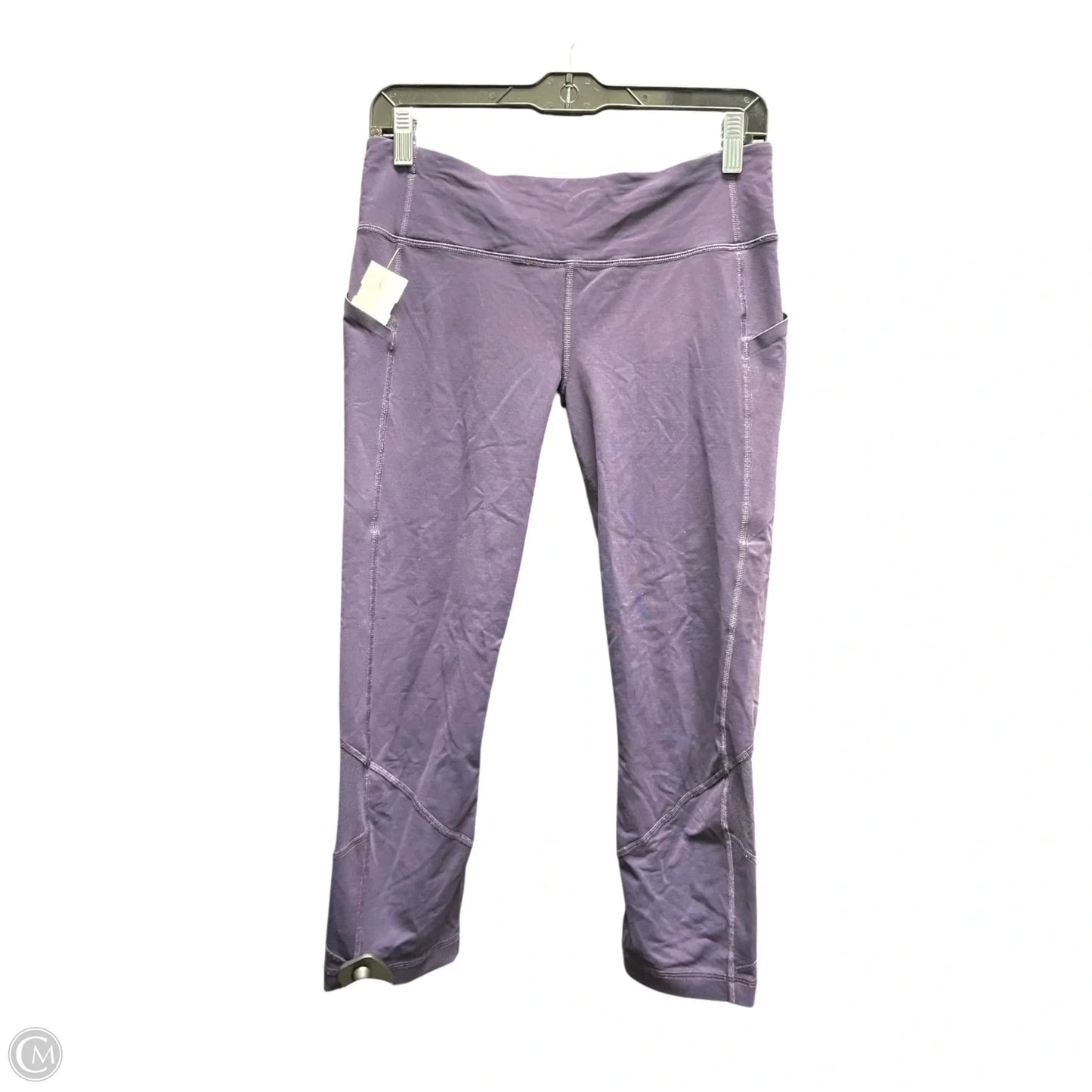 Athletic Capris By Lululemon In Purple, Size: 8