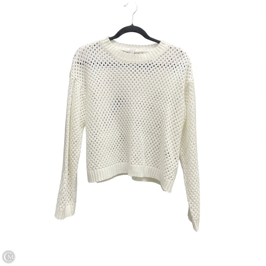 Sweater By ORANGE KISS ESSENTIALS In White, Size: Xl