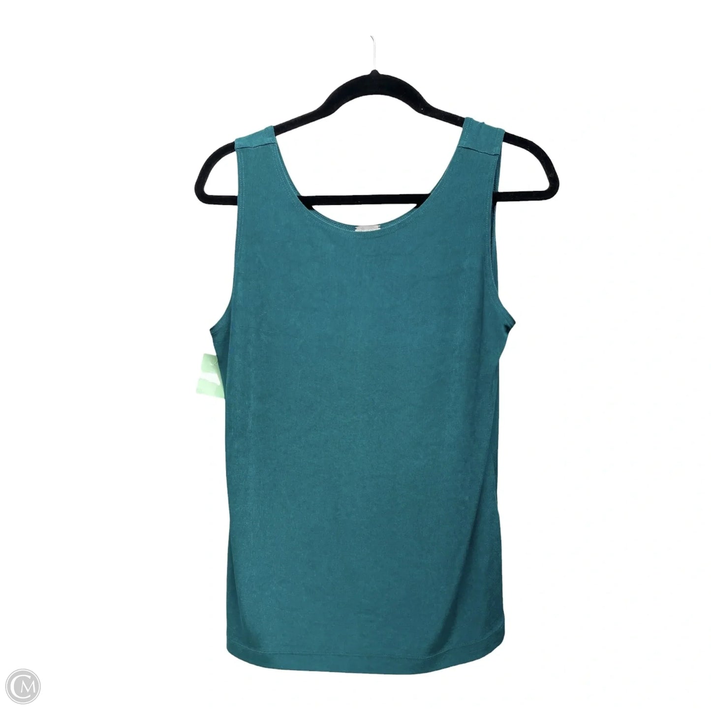 Top Sleeveless By Chicos In Green, Size: M