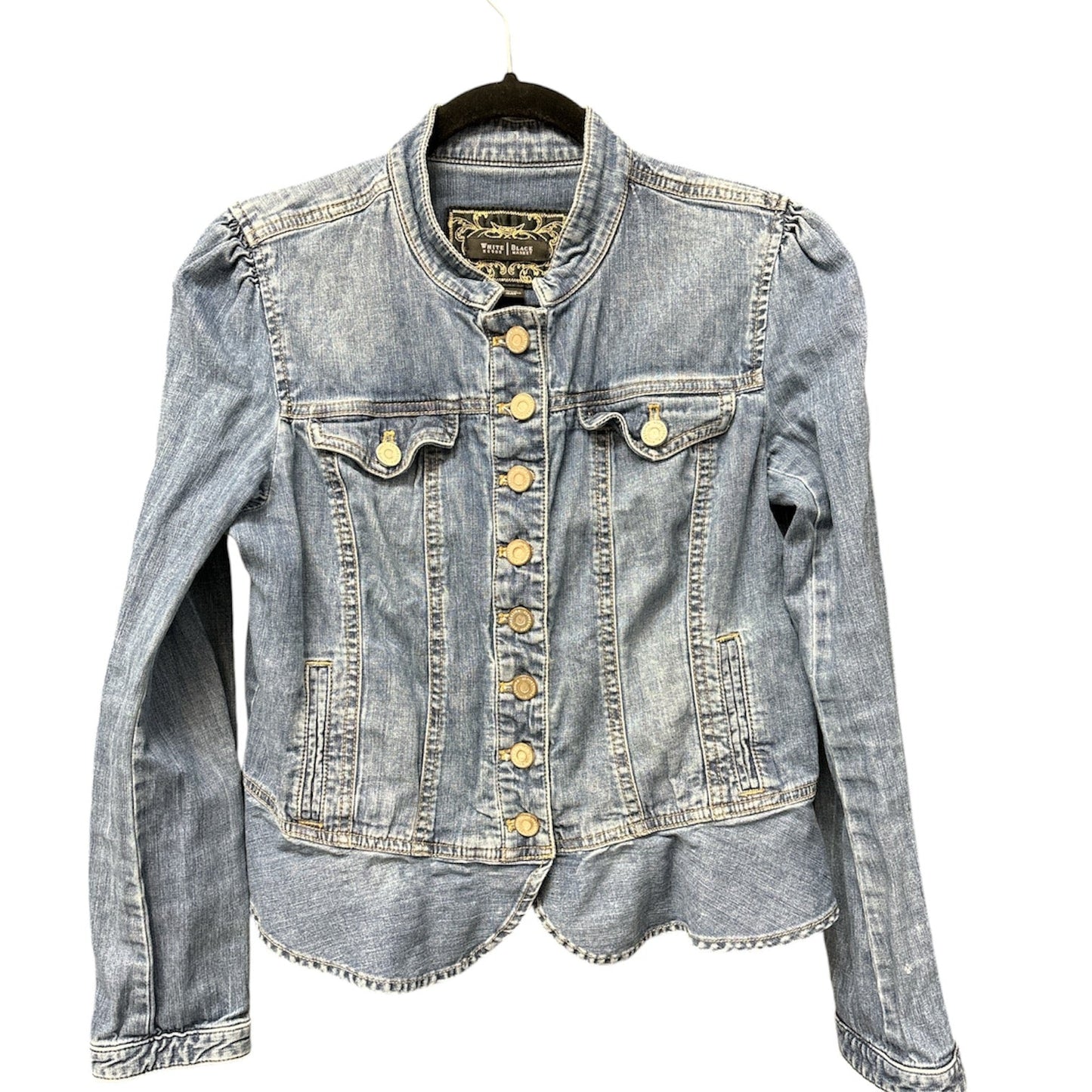 Jacket Denim By White House Black Market In Blue Denim, Size: 6