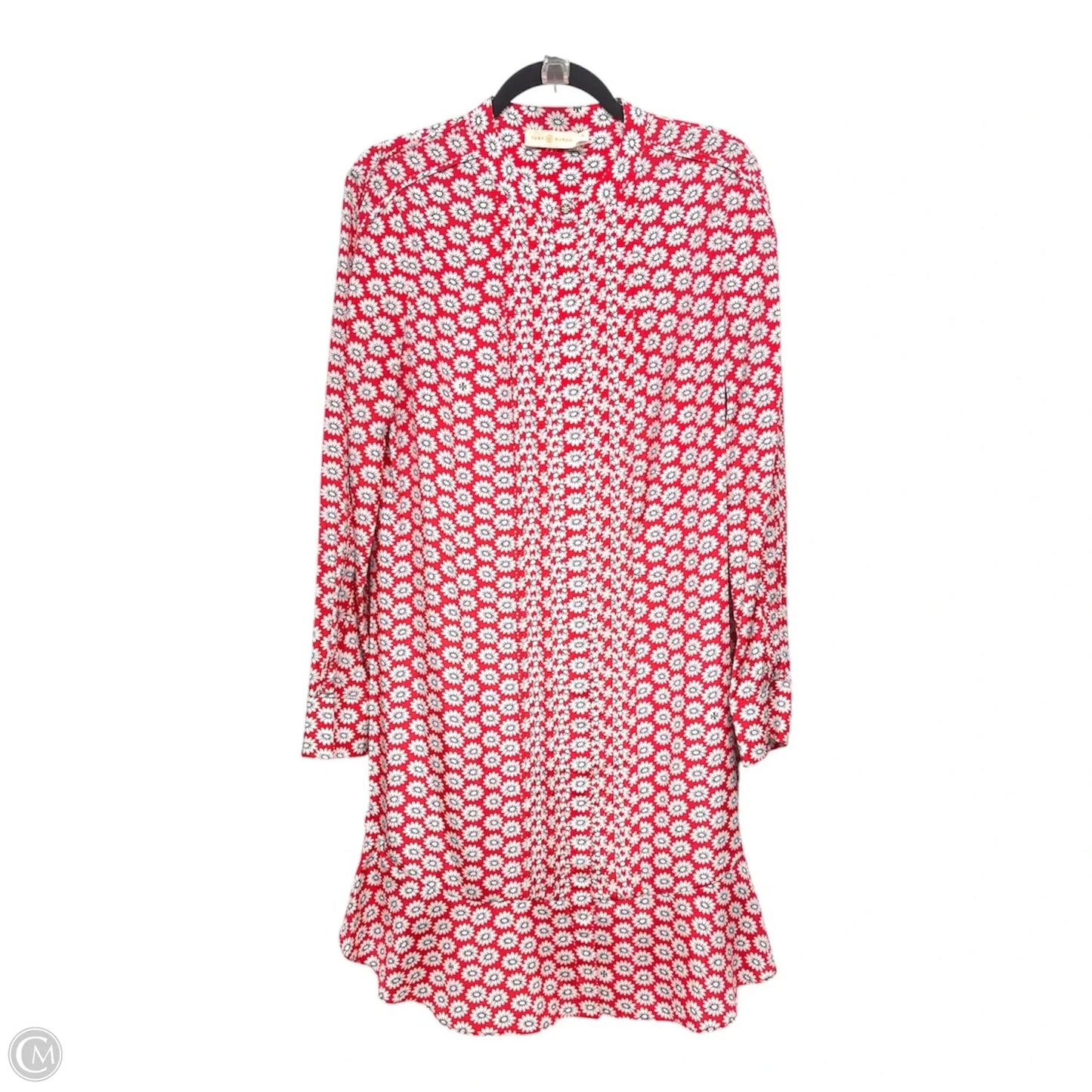 Dress Designer By Tory Burch In Floral Print, Size: 12
