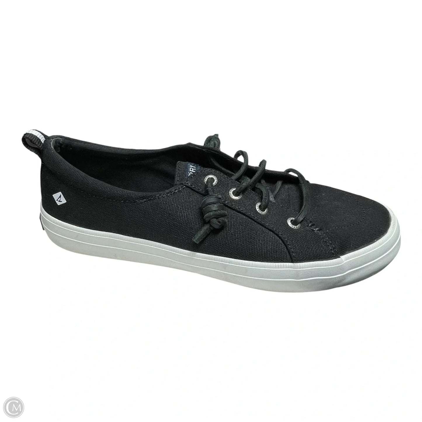 Shoes Sneakers By Sperry In Black, Size: 8
