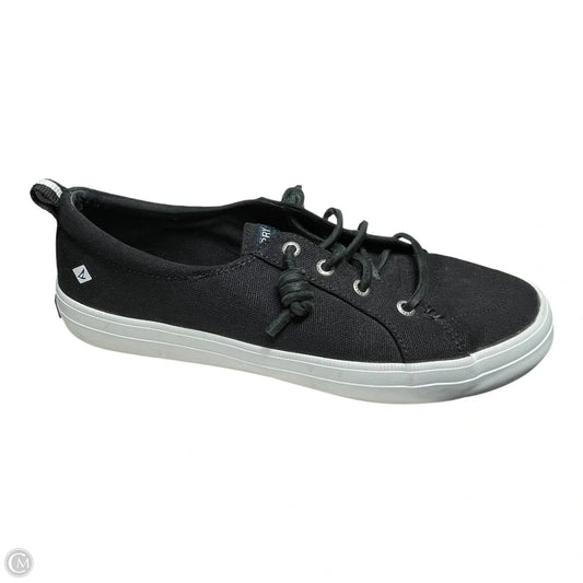 Shoes Sneakers By Sperry In Black, Size: 8