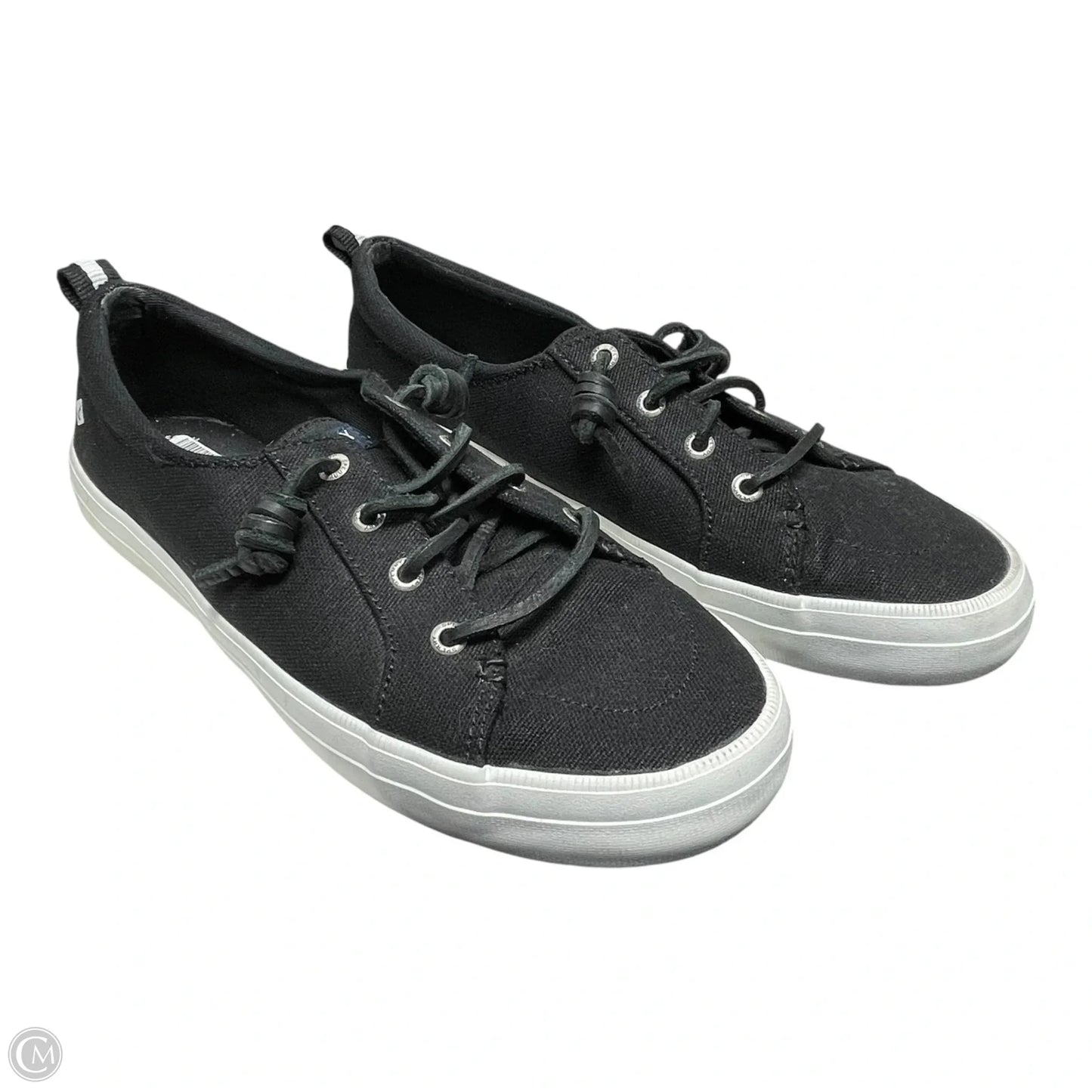 Shoes Sneakers By Sperry In Black, Size: 8