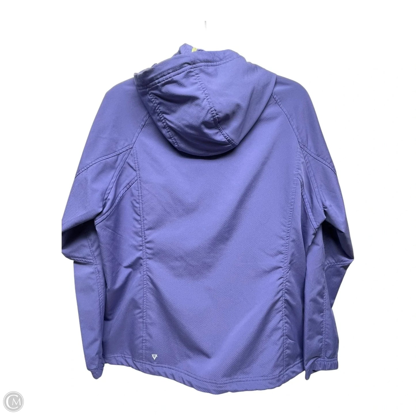 Jacket Windbreaker By Clothes Mentor In Purple, Size: L