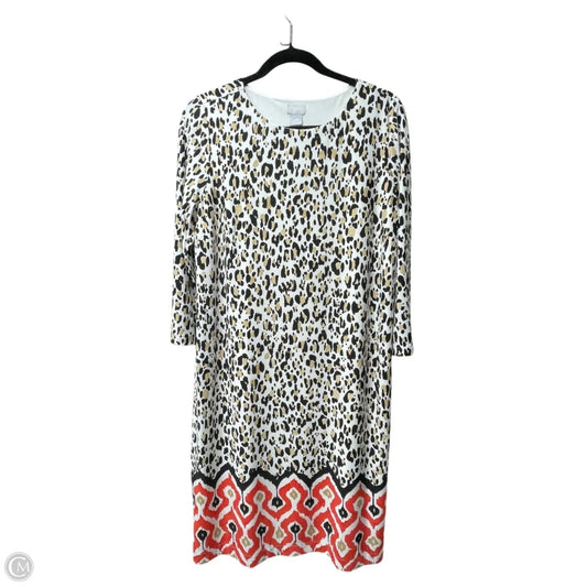 Dress Casual Short By Chicos In Animal Print, Size: M