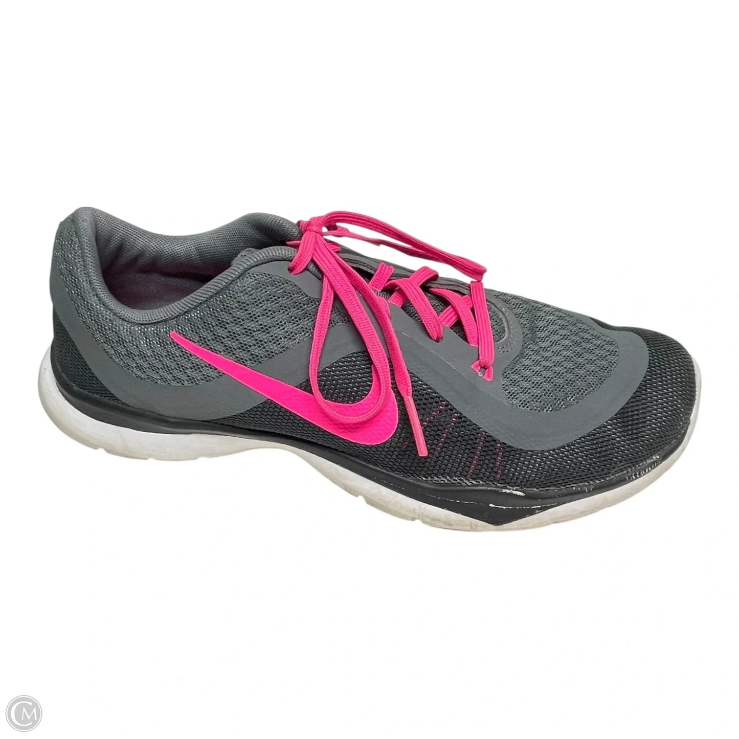 Shoes Sneakers By Nike In Grey & Pink, Size: 8