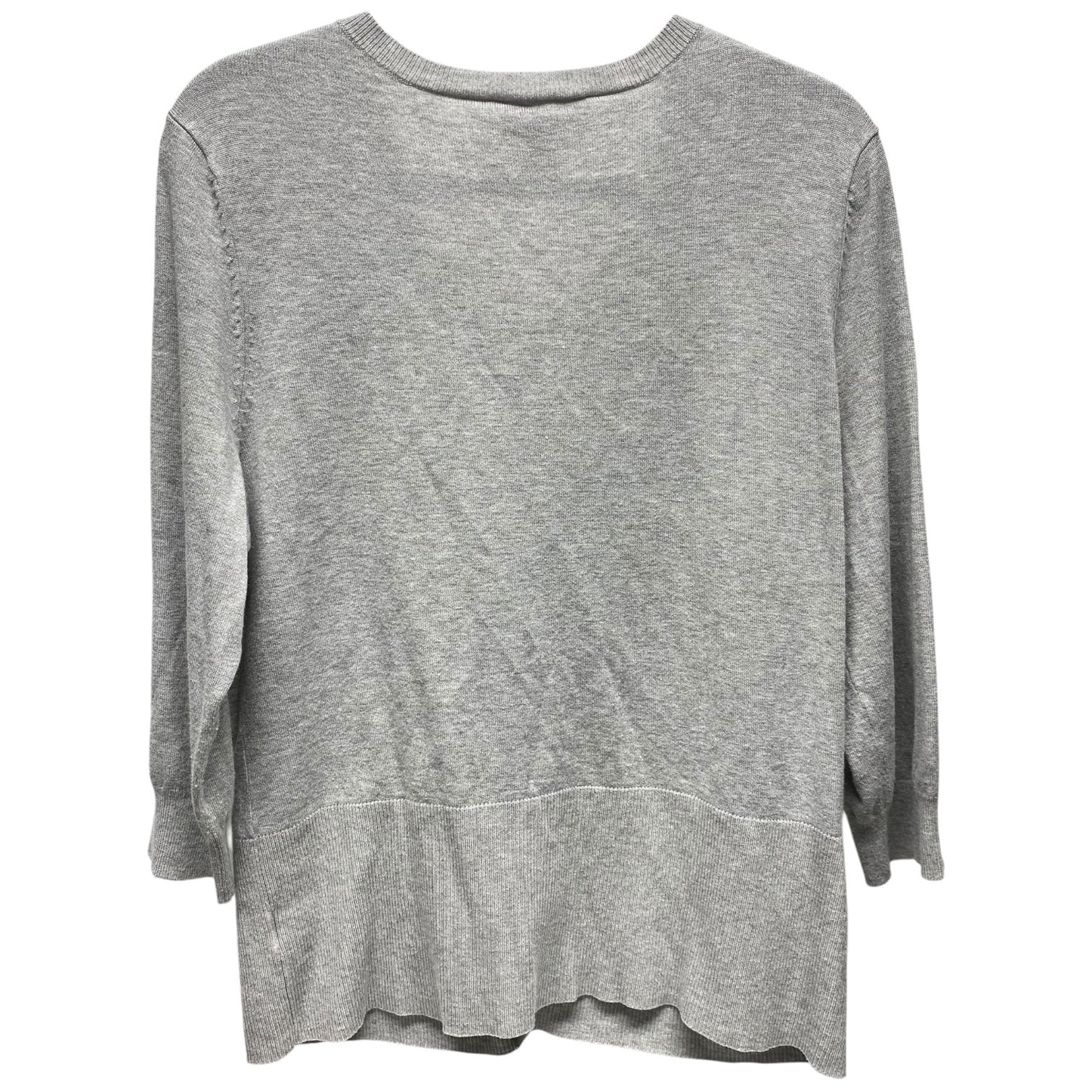 Cardigan By White House Black Market In Grey, Size: L