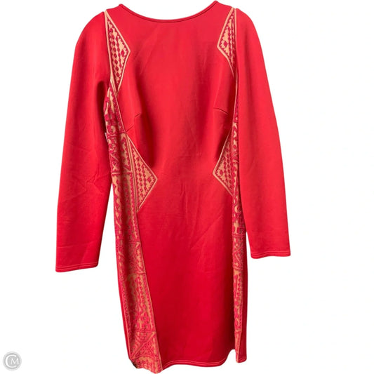 Dress Designer By tadashi shoji In Red, Size: L