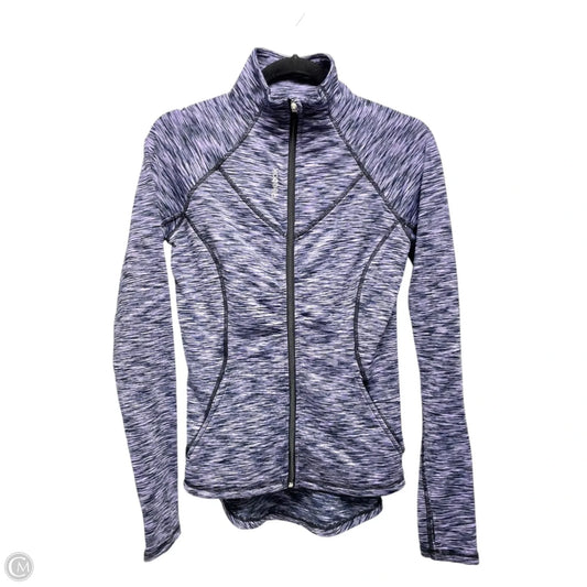 Athletic Sweatshirt Collar By Reebok In Blue & Purple, Size: Xs