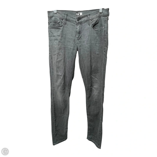 Jeans Skinny By Mother In Black Denim, Size: 8