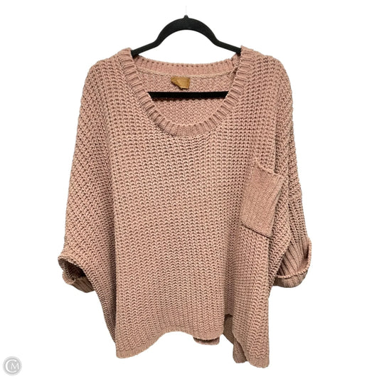 Sweater By Pol In Peach, Size: L