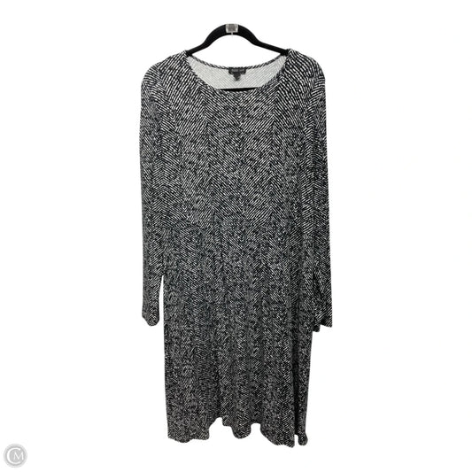 Dress Casual Short By J. Jill In Black & White, Size: L