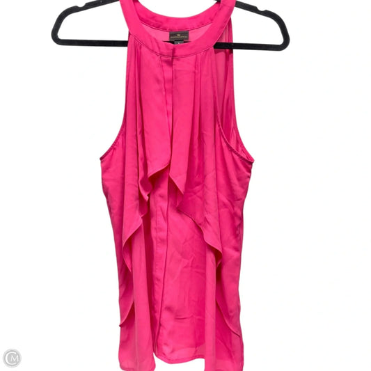Top Sleeveless By Worthington In Pink, Size: L