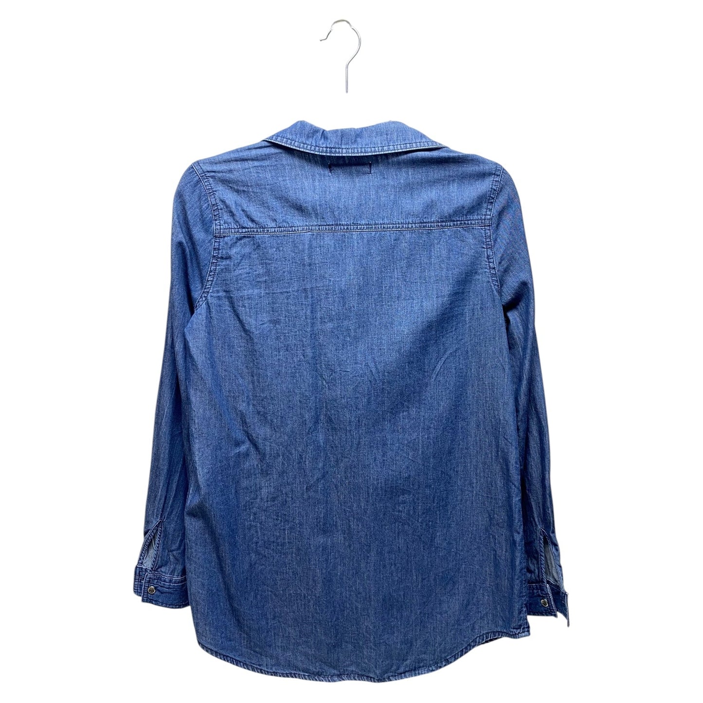 Top Long Sleeve By Old Navy In Blue Denim, Size: S