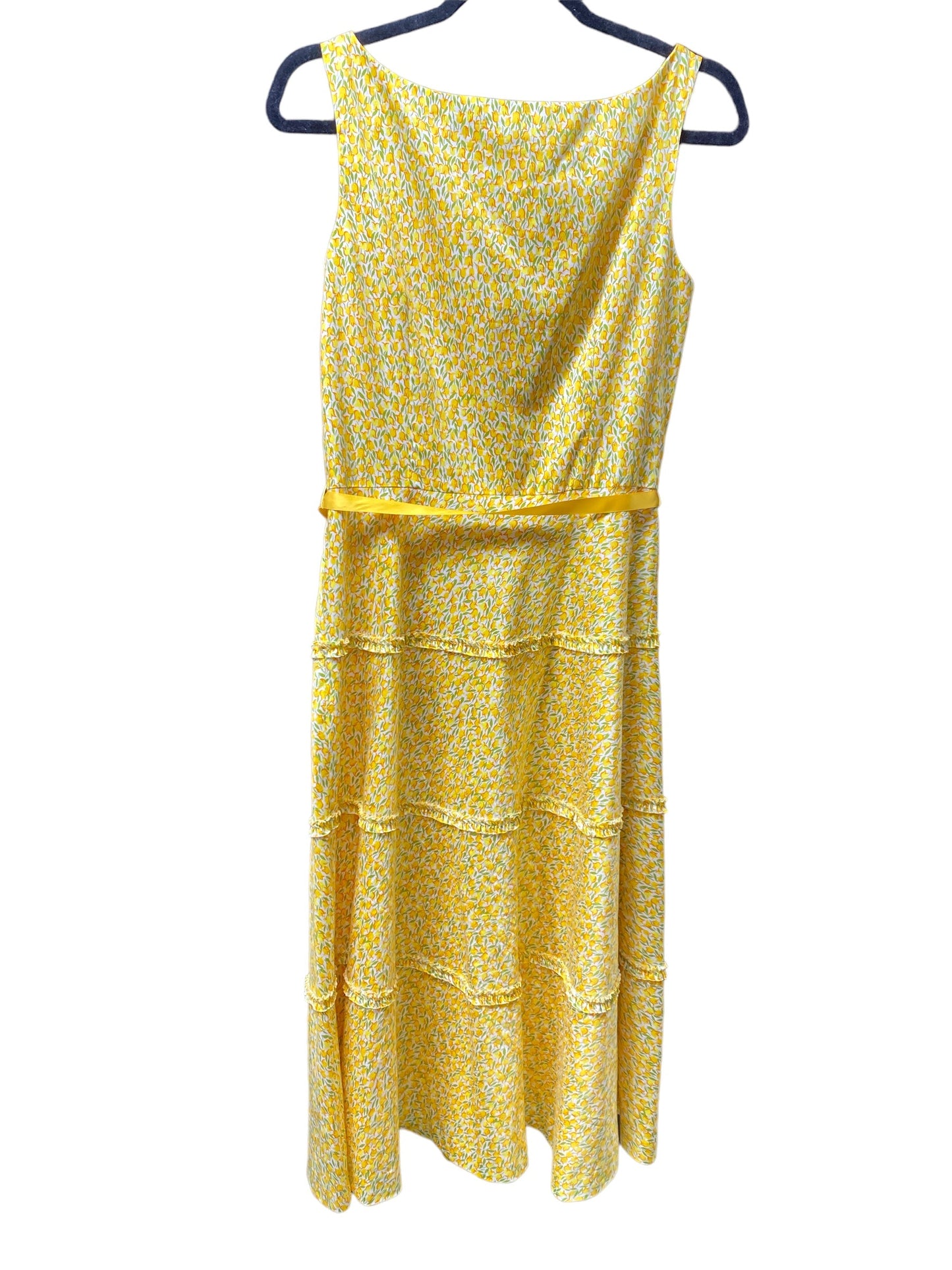 Multi-colored Dress Casual Midi Liz Claiborne, Size 8