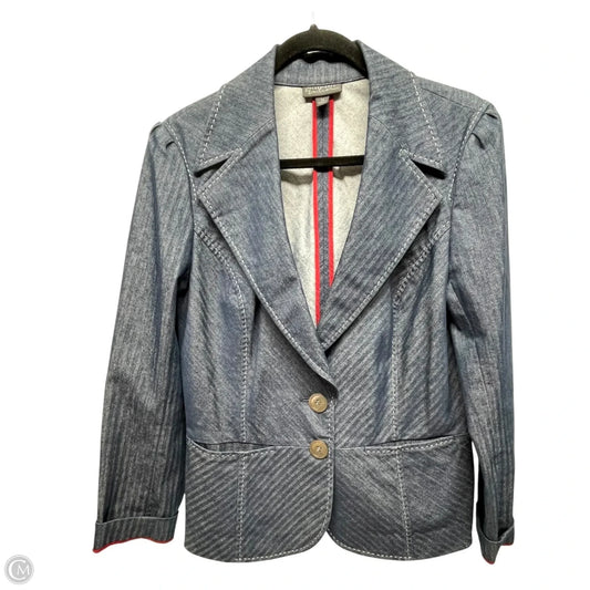 Blazer By Classiques Entier In Blue Denim, Size: 12