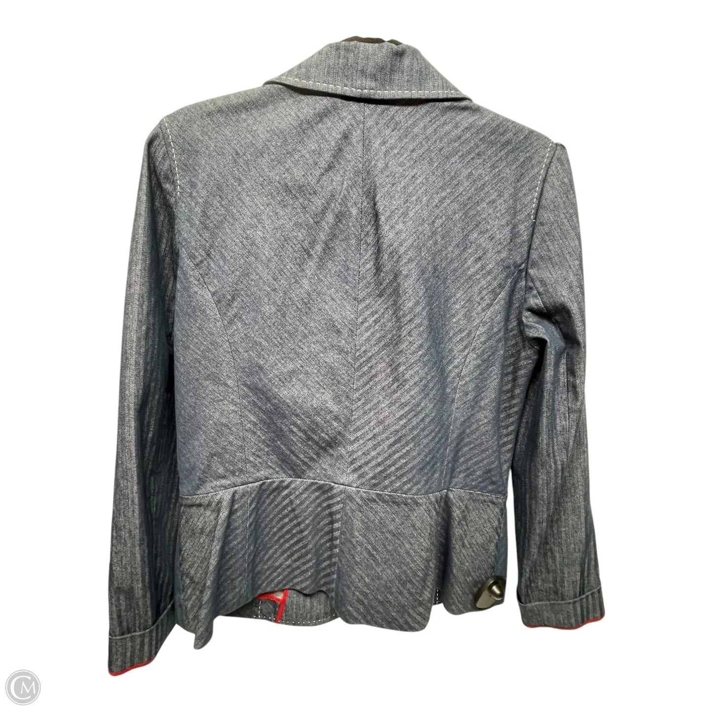 Blazer By Classiques Entier In Blue Denim, Size: 12