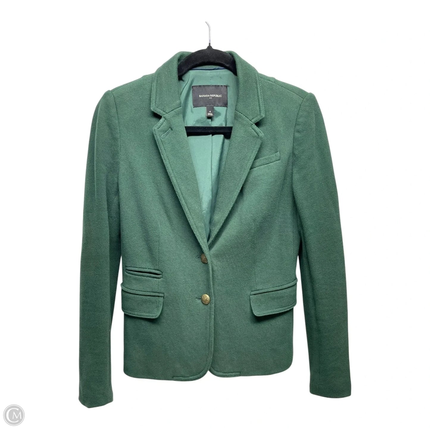 Blazer By Banana Republic In Green, Size: 4