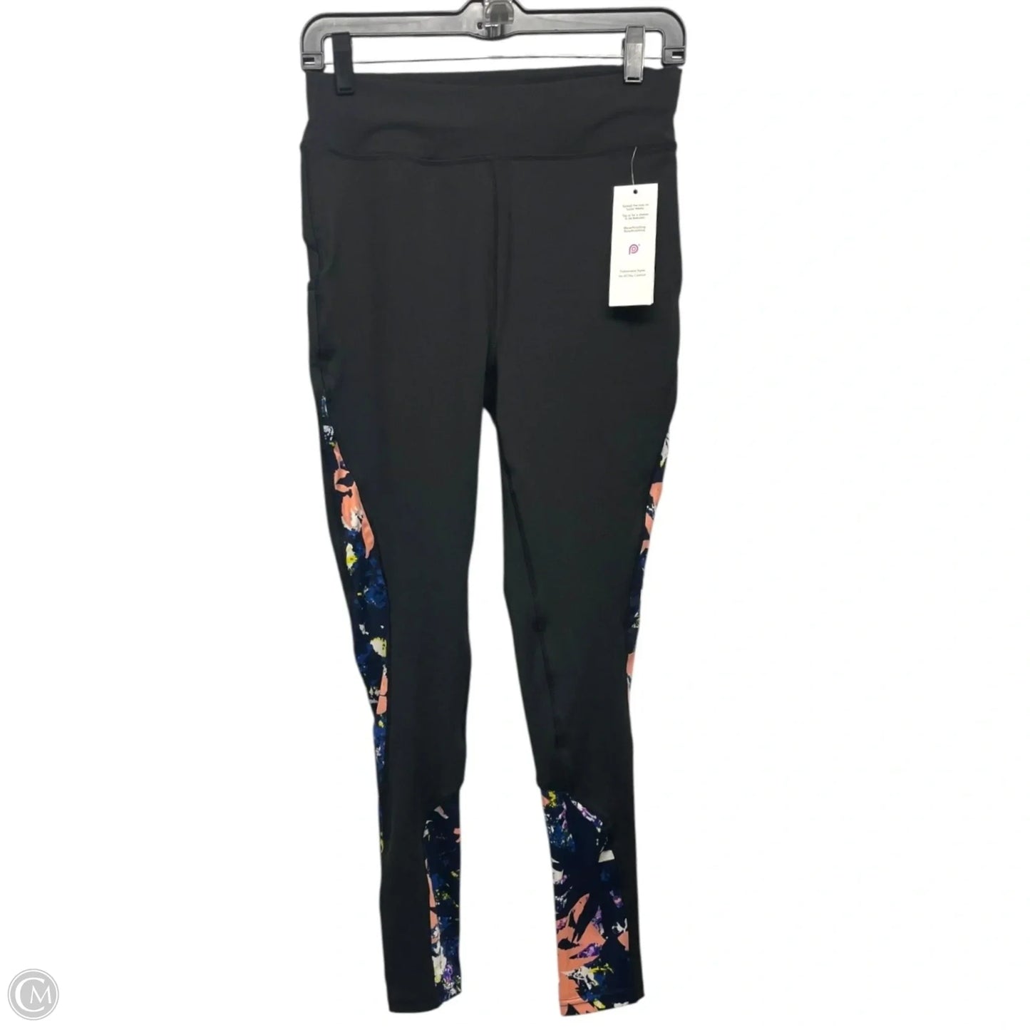 Athletic Leggings By Popfit In Multi-colored, Size: L
