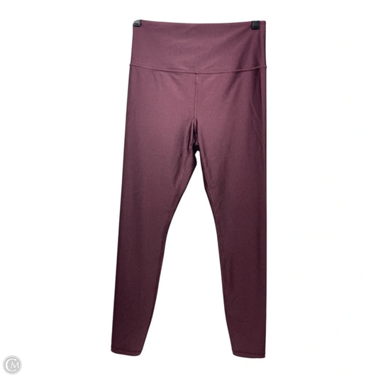 Athletic Leggings By Athleta In Maroon, Size: Sp