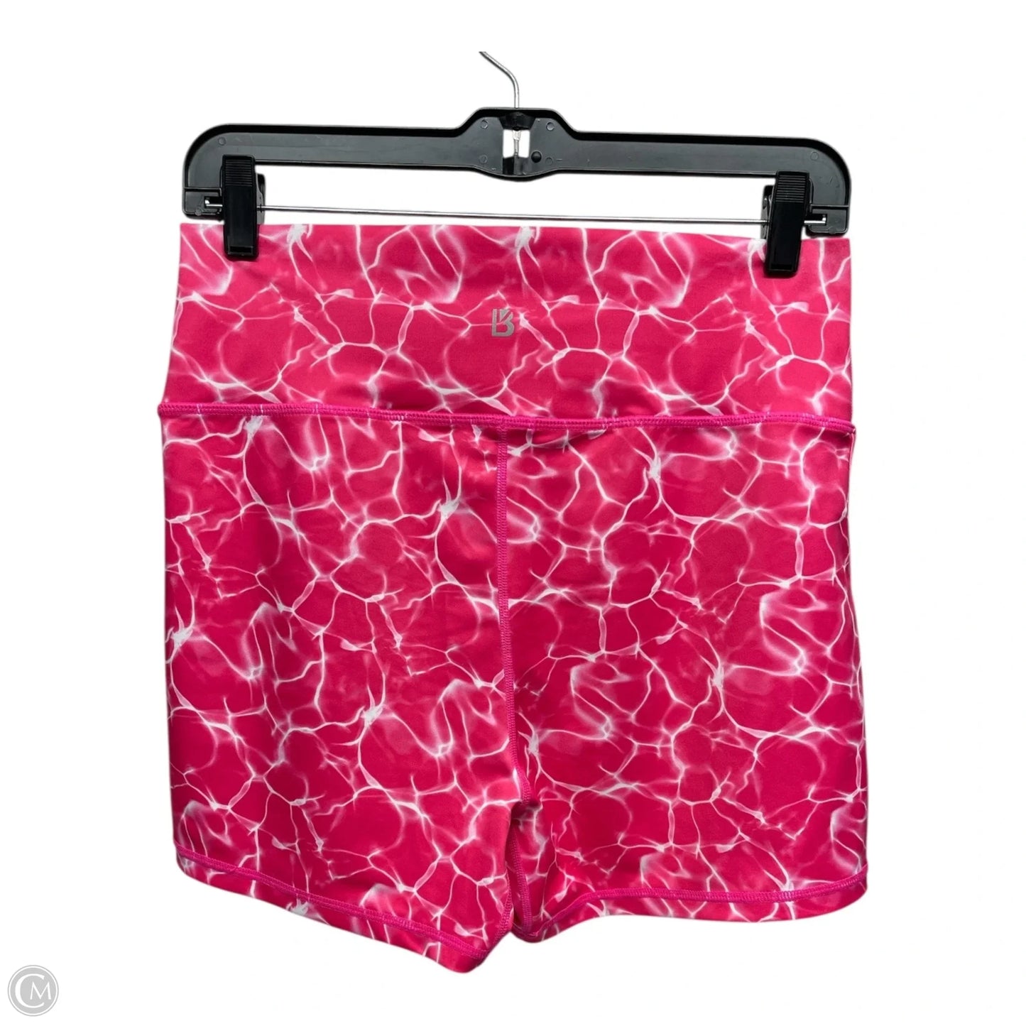 Athletic Shorts By Buffbunny In Pink & White, Size: 2x
