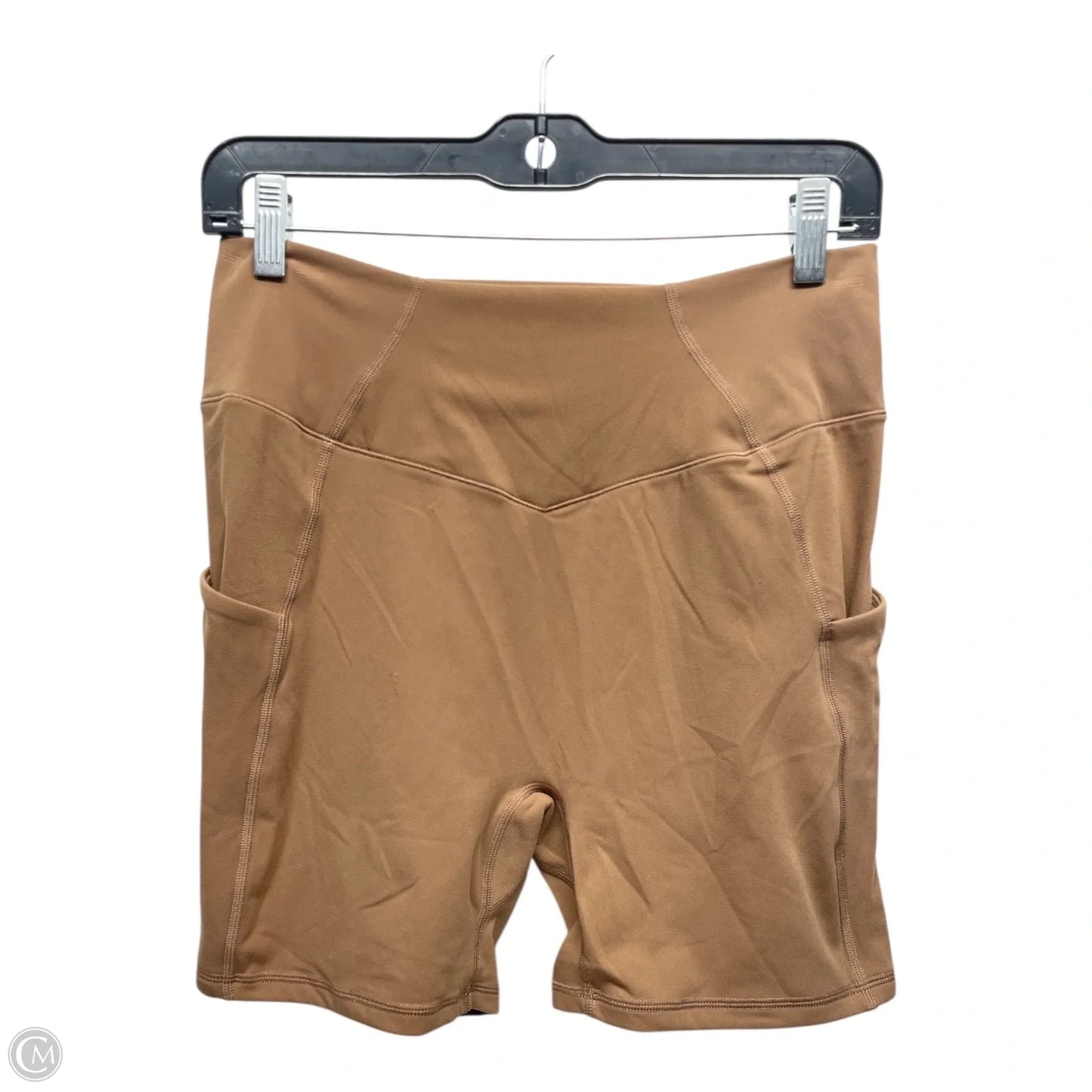 Athletic Shorts By Buffbunny In Brown, Size: Xl