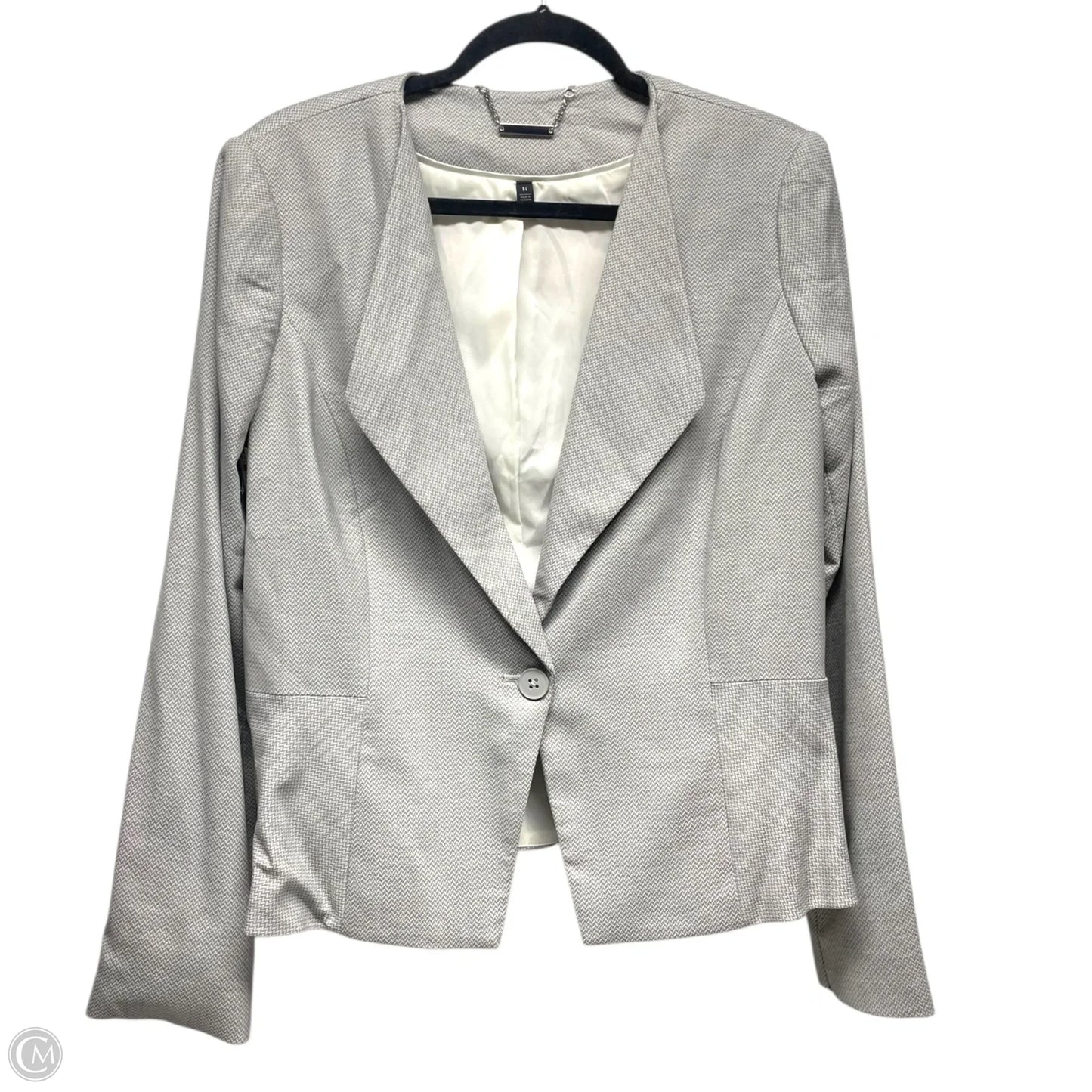 Blazer By White House Black Market In Grey, Size: 14