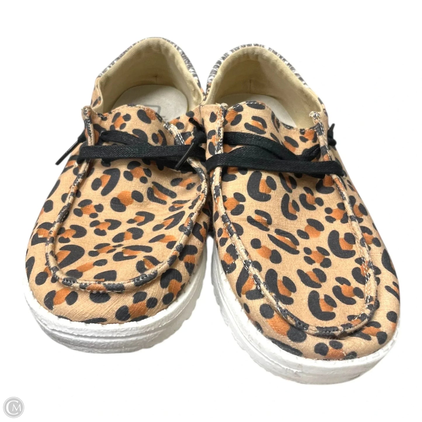 Shoes Flats By Hey Dude In Animal Print, Size: 6