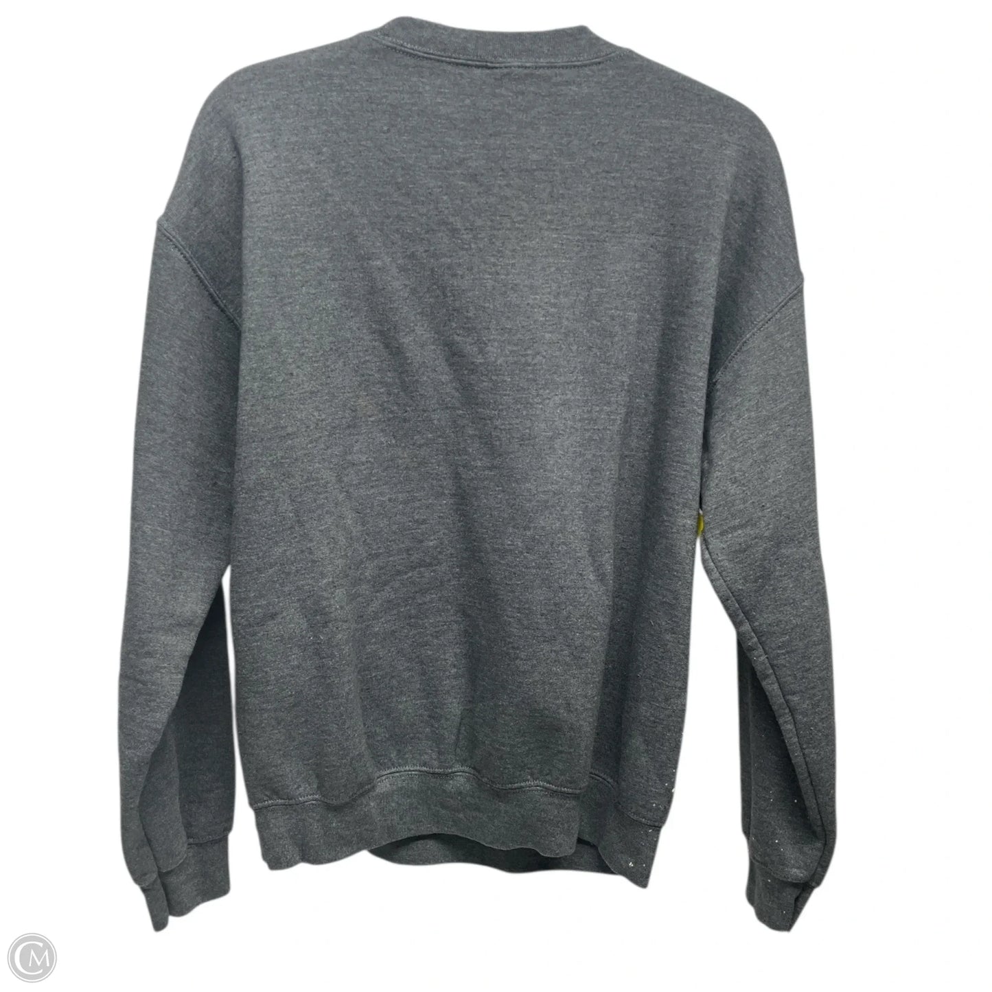 Sweatshirt Crewneck By Gildan In Grey & Tan, Size: M