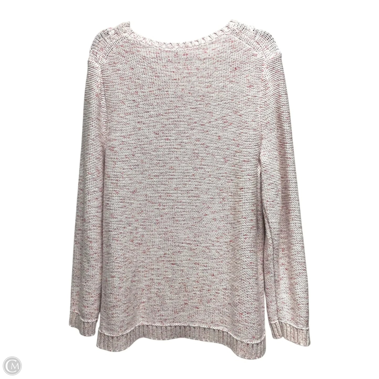 Sweater By Talbots In Blue Red & White, Size: 2x