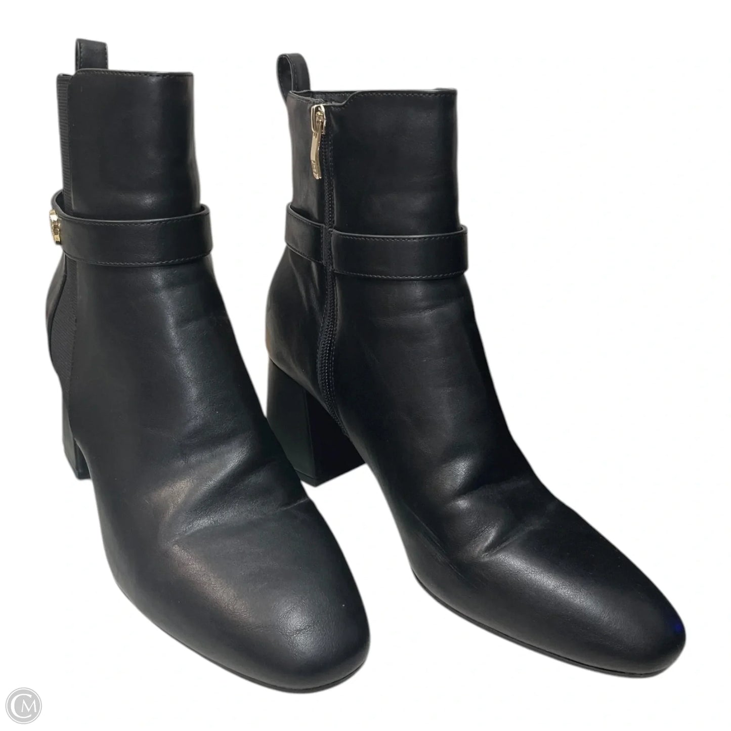 Boots Ankle Heels By Liz Claiborne In Black, Size: 9.5