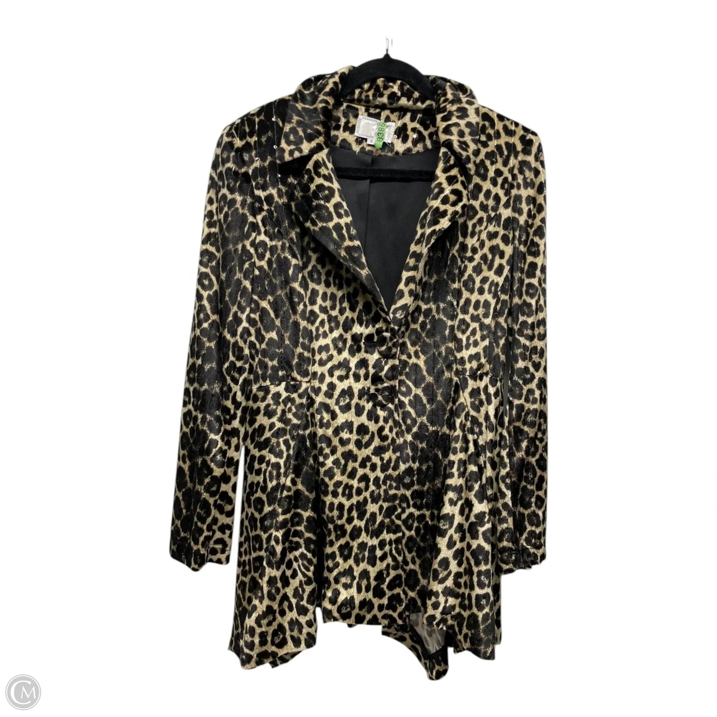 Blazer By Alberto Makali In Animal Print, Size: 6