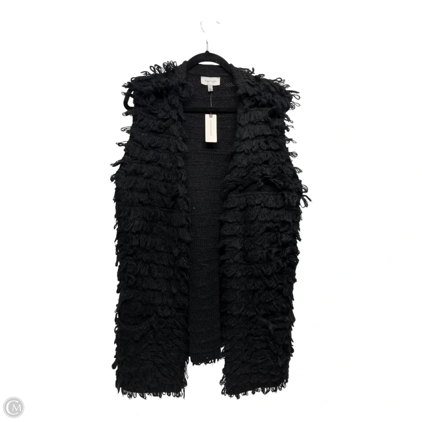 Vest Sweater By Anthropologie In Black, Size: S