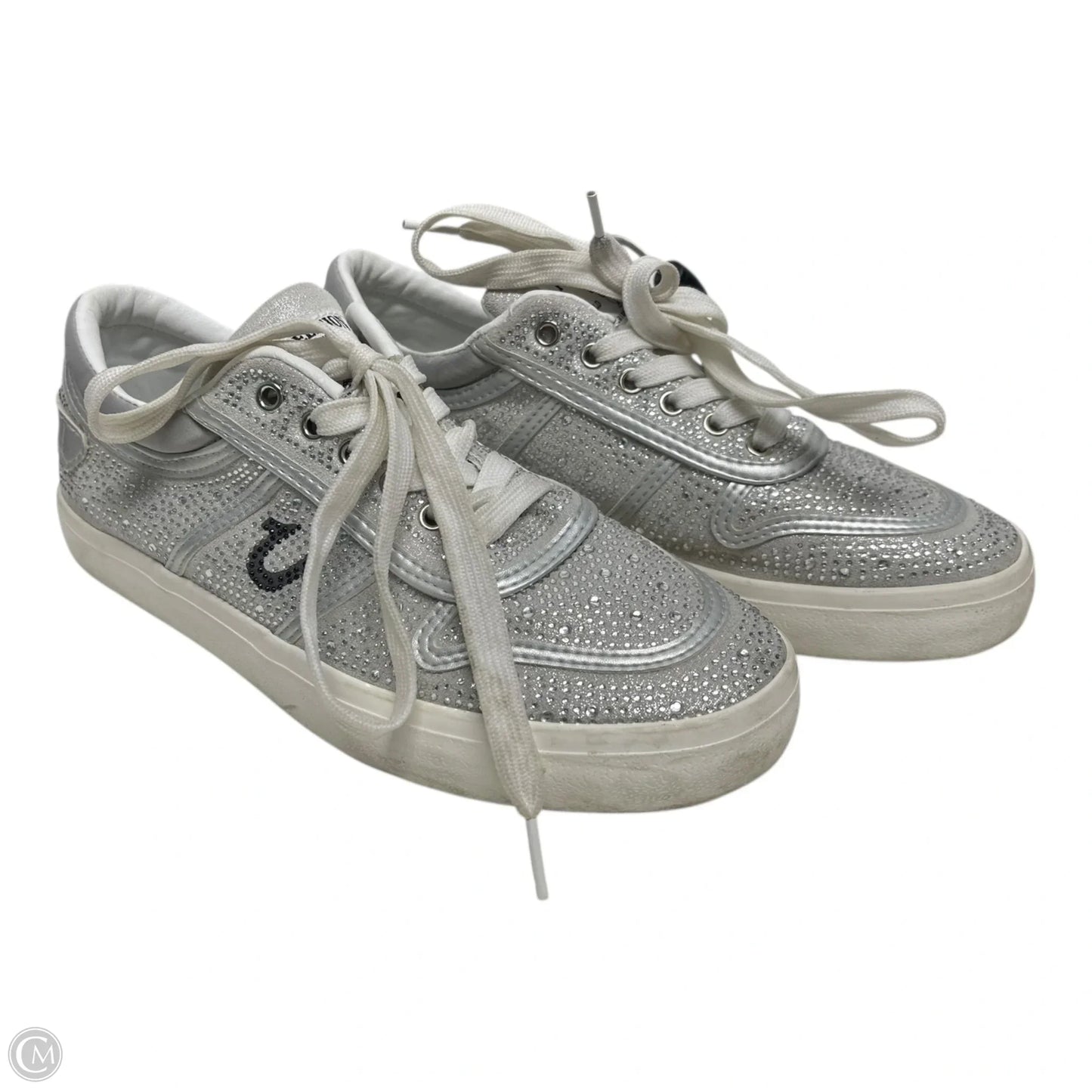 Shoes Sneakers By True Religion In Silver, Size: 8