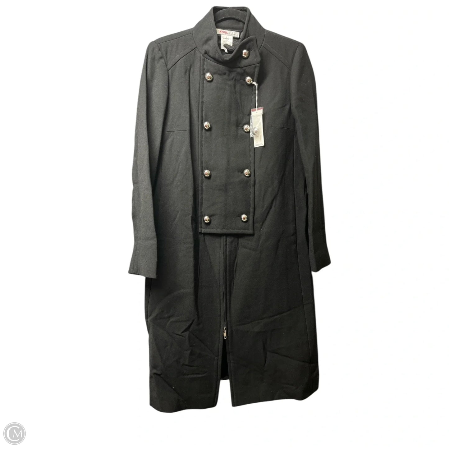 Coat Designer By Michael Kors In Black, Size: 6