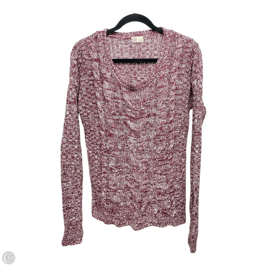 Sweater By So In Purple & White, Size: M