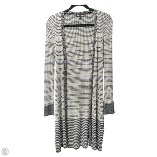 Cardigan By Cable And Gauge In Black & Grey, Size: L