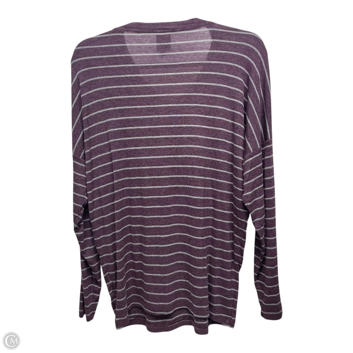 Top Long Sleeve By Cabi In Striped Pattern, Size: S