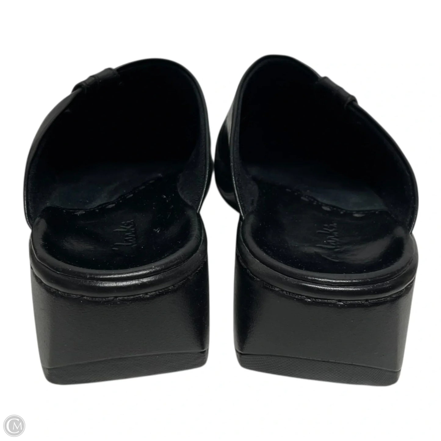 Shoes Flats By Clarks In Black, Size: 7.5