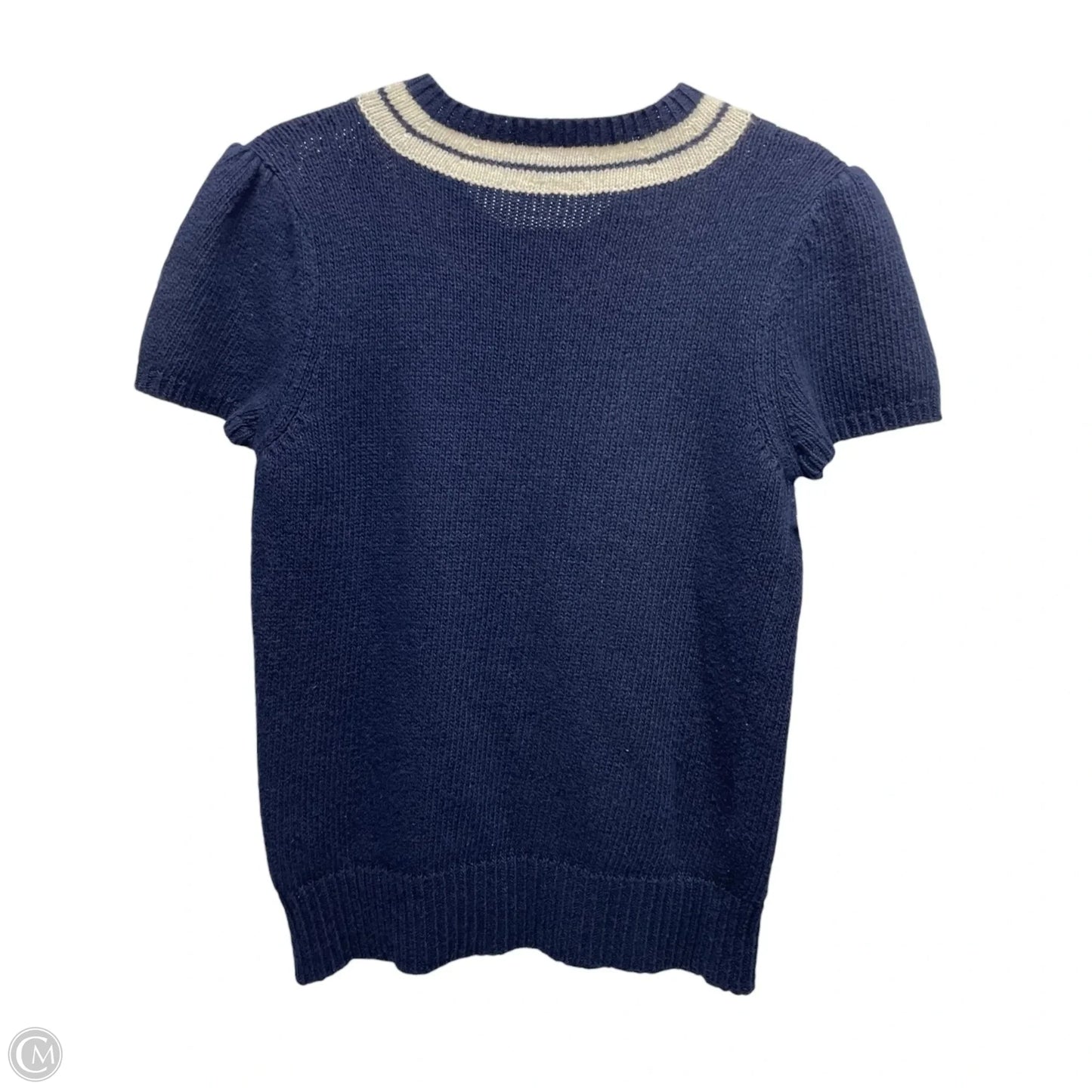 Sweater Short Sleeve By Polo Ralph Lauren In Navy, Size: M