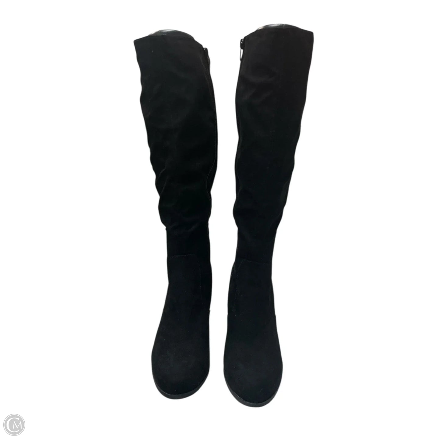 Boots Mid-calf Heels By Style And Company In Black, Size: 8