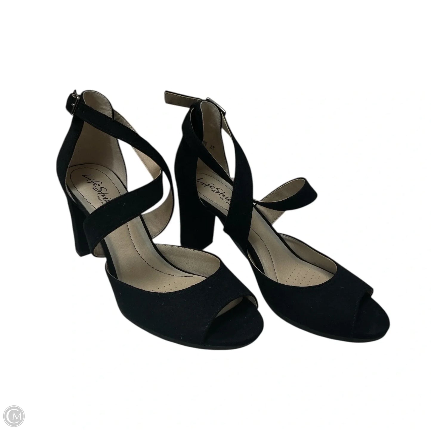 Shoes Heels Block By Life Stride In Black, Size: 7.5